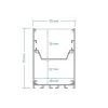 GLOBOSTAR® ALP-CORNER-SIDE90 BRIGHTRAIL 61778 Επιφανειακό / Κρεμαστό Προφίλ Αλουμινίου Γωνία με Λευκό Γαλακτερό Πατητό Κάλυμμα για Ταινίες LED IP20 - Μαύρο Ματ - Μ30 x Π5 x Υ7.5cm GLOBOSTAR® ALP-CORNER-SIDE90 BRIGHTRAIL 61778 Επιφανειακό / Κρεμαστό Προφίλ Αλουμινίου Γωνία με Λευκό Γαλακτερό Πατητό Κάλυμμα για Ταινίες LED IP20 - Μαύρο Ματ - Μ30 x Π5 x Υ7.5cm