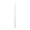 GLOBOSTAR® ALP-LINEAR RECESSA 61785-3M Χωνευτό Προφίλ Αλουμινίου με Λευκό Γαλακτερό Πατητό Κάλυμμα για Ταινίες LED IP20 - Λεuκό Ματ - Μ300 x Π3.5 x Υ4cm
