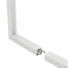 GLOBOSTAR® ALP-CORNER-IN90 RECESSA 61791 Χωνευτό Προφίλ Αλουμινίου Γωνία με Λευκό Γαλακτερό Πατητό Κάλυμμα για Ταινίες LED IP20 - Λευκό Ματ - Μ30 x Π3.5 x Υ4cm