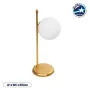 GLOBOSTAR® GLOBUS 203-0182 Μοντέρνο Επιτραπέζιο Φωτιστικό Πορτατίφ με Ντουί 1 x E27 AC 220-240V IP20 - Χρυσό & Λευκό - Μ21 x Π17 x Υ45cm