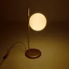 GLOBOSTAR® GLOBUS 203-0182 Μοντέρνο Επιτραπέζιο Φωτιστικό Πορτατίφ με Ντουί 1 x E27 AC 220-240V IP20 - Χρυσό & Λευκό - Μ21 x Π17 x Υ45cm