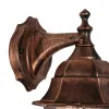 GLOBOSTAR® VITRO 203-0196 Vintage Φωτιστικό Τοίχου - Απλίκα με Ντουί 1 x E27 AC 220-240V IP44 - Χάλκινο - Μ17 x Π20 x Υ36cm