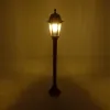 GloboStar® VITRO 203-0197 Vintage Επιδαπέδιο Φωτιστικό Κολωνάκι Κήπου Μονόφωτο 1 x E27 IP44 Χάλκινο & Διάφανο Πλαστικό - Μ17 x Π17 x Υ100cm