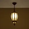 GLOBOSTAR® VERDI 203-0234 Vintage Φωτιστικό Οροφής με Ντουί 1 x E27 AC 220-240V IP44 - Χάλκινο - Μ18 x Π18 x Υ33cm