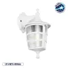 GLOBOSTAR® ZARDIN 203-0239 Vintage Φωτιστικό Τοίχου - Απλίκα με Ντουί 1 x E27 AC 220-240V IP44 - Λευκό - Μ17 x Π22 x Υ30cm