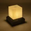 GloboStar® CUBIX 203-0245 Μοντέρνο Επιδαπέδιο Φωτιστικό Μονόφωτο 1 x E27 IP44 Μαύρο Πλαστικό - Μ22.5 x Π22.5 x Υ25cm