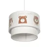 GLOBOSTAR® BEAR 204-0003 Παιδικό Κρεμαστό Φωτιστικό Οροφής με Ντουί 1 x E27 AC 220-240V IP20 - Πολύχρωμο - Μ30 x Π30 x Υ24cm