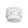 GLOBOSTAR® DINO 204-0006 Παιδικό Κρεμαστό Φωτιστικό Οροφής με Ντουί 1 x E27 AC 220-240V IP20 - Πολύχρωμο - Μ30 x Π30 x Υ24cm GLOBOSTAR® DINO 204-0006 Παιδικό Κρεμαστό Φωτιστικό Οροφής με Ντουί 1 x E27 AC 220-240V IP20 - Πολύχρωμο - Μ30 x Π30 x Υ24cm
