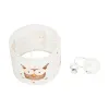 GLOBOSTAR® OWL 204-0017 Παιδικό Κρεμαστό Φωτιστικό Οροφής με Ντουί 1 x E27 AC 220-240V IP20 - Πολύχρωμο - Μ28 x Π28 x Υ24cm