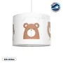 GLOBOSTAR® BEAR 204-0018 Παιδικό Κρεμαστό Φωτιστικό Οροφής με Ντουί 1 x E27 AC 220-240V IP20 - Πολύχρωμο - Μ28 x Π28 x Υ24cm