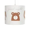 GLOBOSTAR® BEAR 204-0021 Παιδικό Κρεμαστό Φωτιστικό Οροφής με Ντουί 1 x E27 AC 220-240V IP20 - Πολύχρωμο - Μ24 x Π24 x Υ23cm