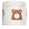 GLOBOSTAR® BEAR 204-0021 Παιδικό Κρεμαστό Φωτιστικό Οροφής με Ντουί 1 x E27 AC 220-240V IP20 - Πολύχρωμο - Μ24 x Π24 x Υ23cm