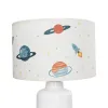 GLOBOSTAR® SATURN 204-0030 Παιδικό Επιτραπέζιο Φωτιστικό Πορτατίφ με Ντουί 1 x E27 AC 220-240V IP20 - Πολύχρωμο - Μ24 x Π24 x Υ32cm