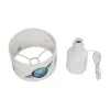 GLOBOSTAR® SATURN 204-0030 Παιδικό Επιτραπέζιο Φωτιστικό Πορτατίφ με Ντουί 1 x E27 AC 220-240V IP20 - Πολύχρωμο - Μ24 x Π24 x Υ32cm
