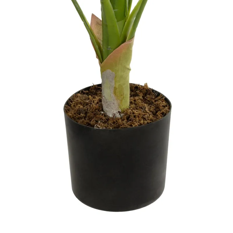 GloboStar® Artificial Garden DIEFFENBACHIA 20941 Τεχνητό Διακοσμητικό Φυτό Πράσινη & Μπεζ Διφενμπάχια Μ80 x Π80 x Υ90cm