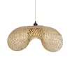 GLOBOSTAR® MEXICO 00720 Boho Κρεμαστό Φωτιστικό Οροφής με Ντουί 1 x E27 AC 220-240V IP20 - Μπεζ - Μ85 x Π55 x Υ36cm