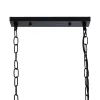 GLOBOSTAR® NEST 01643 Vintage Κρεμαστό Φωτιστικό Οροφής με Ντουί 2 x E27 AC 220-240V IP20 - Μαύρο & Πράσινο - Μ76 x Π36 x Y37cm
