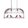 GLOBOSTAR® NEST 01645 Vintage Κρεμαστό Φωτιστικό Οροφής με Ντουί 2 x E27 AC 220-240V IP20 - Χάλκινο & Πράσινο - Μ76 x Π36 x Y37cm