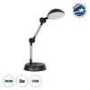 GLOBOSTAR® MICHEL 202-0061 Μοντέρνο Επιτραπέζιο Φωτιστικό Γραφείου LED 6W 540lm 120° AC 220-240V IP20 Ψυχρό Λευκό 6000K - Lumileds SMD Chip - Μαύρο - Μ15 x Π15 x Υ51cm - 2 Χρόνια Εγγύηση