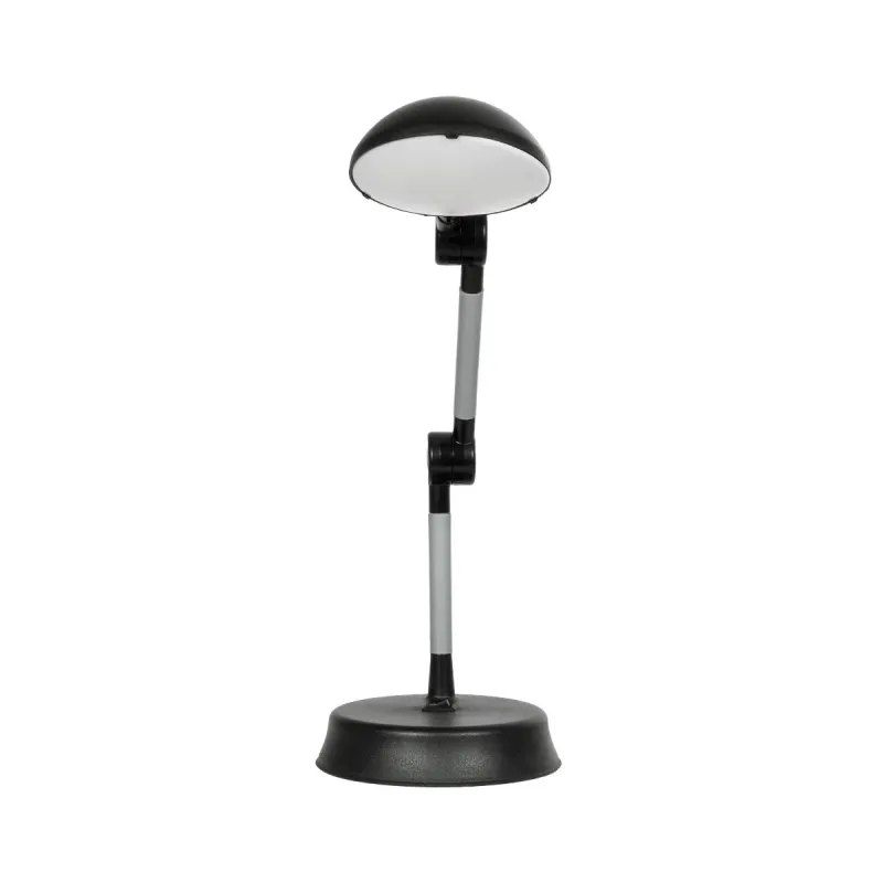 GLOBOSTAR® MICHEL 202-0061 Μοντέρνο Επιτραπέζιο Φωτιστικό Γραφείου LED 6W 540lm 120° AC 220-240V IP20 Ψυχρό Λευκό 6000K - Lumileds SMD Chip - Μαύρο - Μ15 x Π15 x Υ51cm - 2 Χρόνια Εγγύηση