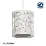 GLOBOSTAR® PETAL 203-0065 Μοντέρνο Κρεμαστό Φωτιστικό Οροφής με Ντουί 1 x E27 AC 220-240V IP20 - Λευκό - Μ23 x Π23 x Υ30cm