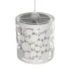 GLOBOSTAR® PETAL 203-0065 Μοντέρνο Κρεμαστό Φωτιστικό Οροφής με Ντουί 1 x E27 AC 220-240V IP20 - Λευκό - Μ23 x Π23 x Υ30cm
