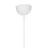 GLOBOSTAR® PETAL 203-0065 Μοντέρνο Κρεμαστό Φωτιστικό Οροφής με Ντουί 1 x E27 AC 220-240V IP20 - Λευκό - Μ23 x Π23 x Υ30cm