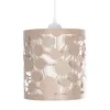 GLOBOSTAR® PETAL 203-0066 Μοντέρνο Κρεμαστό Φωτιστικό Οροφής με Ντουί 1 x E27 AC 220-240V IP20 - Ροζ - Μ23 x Π23 x Υ30cm
