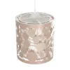 GLOBOSTAR® PETAL 203-0066 Μοντέρνο Κρεμαστό Φωτιστικό Οροφής με Ντουί 1 x E27 AC 220-240V IP20 - Ροζ - Μ23 x Π23 x Υ30cm