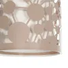 GLOBOSTAR® PETAL 203-0066 Μοντέρνο Κρεμαστό Φωτιστικό Οροφής με Ντουί 1 x E27 AC 220-240V IP20 - Ροζ - Μ23 x Π23 x Υ30cm
