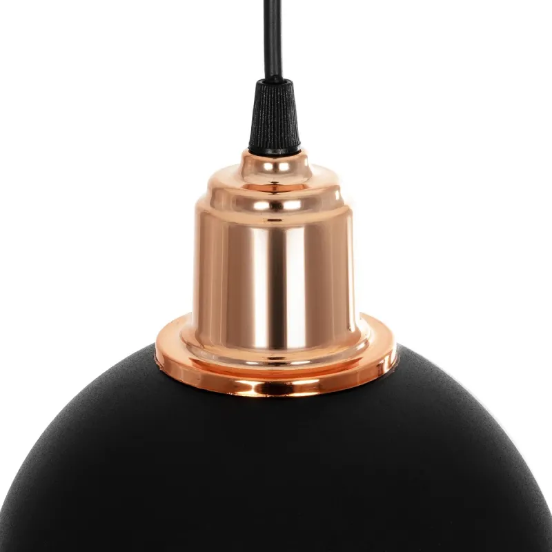 GLOBOSTAR® ΗUT 203-0145 Μοντέρνο Κρεμαστό Φωτιστικό Οροφής με Ντουί 1 x E27 AC 220-240V IP20 - Μάυρο & Χάλκινο - Μ18 x Π18 x Υ18cm GLOBOSTAR® ΗUT 203-0145 Μοντέρνο Κρεμαστό Φωτιστικό Οροφής με Ντουί 1 x E27 AC 220-240V IP20 - Μάυρο & Χάλκινο - Μ18 x Π18 x Υ18cm