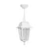 GLOBOSTAR® SOLME 203-0219 Vintage Φωτιστικό Οροφής με Ντουί 1 x E27 AC 220-240V IP44 - Λευκό - Μ15 x Π15 x Υ27cm