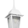 GLOBOSTAR® SOLME 203-0219 Vintage Φωτιστικό Οροφής με Ντουί 1 x E27 AC 220-240V IP44 - Λευκό - Μ15 x Π15 x Υ27cm
