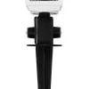GloboStar® SOLME 203-0223 Vintage Καρφωτό Φωτιστικό Φαναράκι Μονόφωτο 1 x E27 IP44 Λευκό & Διάφανο Πλαστικό - Μ22 x Π22 x Υ35cm