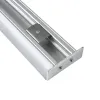 GLOBOSTAR® ALP-WALL-UPDOWN CONCEALED 70844-1M Επιφανειακό Προφίλ Αλουμινίου Ειδικό για Δημιουργία Κρυφού Φωτισμού Up & Down με Λευκό Γαλακτερό Πατητό Κάλυμμα για Ταινίες LED IP20 - Ασημί & Λευκό - Μ100 x Π5 x Υ1.7cm