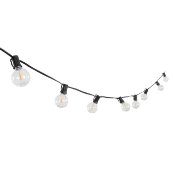 GLOBOSTAR® TWILIGHT 79669 Μοντέρνο Φωτιστικό Κήπου Γιρλάντα 14.5m με 50 Λάμπες LED 30W 2700lm 360° DC 3.6V με Φωτοβολταϊκό Panel 5.5V 5W & Επαναφορτιζόμενη Μπαταρία Li-ion 3.7V 3x18650 6600mAh Αδιάβροχο IP65 Θερμό Λευκό 2700Κ Dimmable - Sanan SMD Chip GLOBOSTAR® TWILIGHT 79669 Μοντέρνο Φωτιστικό Κήπου Γιρλάντα 14.5m με 50 Λάμπες LED 30W 2700lm 360° DC 3.6V με Φωτοβολταϊκό Panel 5.5V 5W & Επαναφορτιζόμενη Μπαταρία Li-ion 3.7V 3x18650 6600mAh Αδιάβροχο IP65 Θερμό Λευκό 2700Κ Dimmable - Sanan SMD Chip