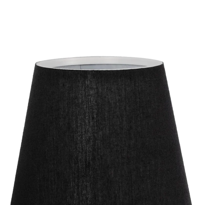 GLOBOSTAR® ELEGANTE 204-0185 Μοντέρνο Φωτιστικό Τοίχου - Απλίκα με Ντουί 1 x E27 AC 220-240V IP20 - Μαύρο - Μ14 x Π22 x Υ24cm