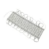 GLOBOSTAR® MODULARI 73703 Module LED 0.8W 60lm 120° DC 12V Αδιάβροχο IP65 3 x SMD5050 Chip Κόκκινο Dimmable - Μ8.6 x Π1.2 x Υ0.5cm - Πακέτο 20 Τεμαχίων - 3 Χρόνια Εγγύηση