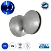 GLOBOSTAR® SEPTUM 93067 Μοντέρνο Φωτιστικό Τοίχου - Απλίκα LED 9W 1150lm 1° AC 220-240V IP44 Μπλε - CREE XPE Chip & TÜV SÜD Driver - Γκρι Ανθρακί Ματ - Μ12 x Π11 x Υ17cm - 5 Χρόνια Εγγύηση
