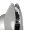 GLOBOSTAR® SEPTUM 93067 Μοντέρνο Φωτιστικό Τοίχου - Απλίκα LED 9W 1150lm 1° AC 220-240V IP44 Μπλε - CREE XPE Chip & TÜV SÜD Driver - Γκρι Ανθρακί Ματ - Μ12 x Π11 x Υ17cm - 5 Χρόνια Εγγύηση