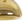 GLOBOSTAR® CRISTIN 999-0037 Μοντέρνο Κρεμαστό Φωτιστικό Οροφής με Ντουί 1 x G4 AC 220-240V IP20 - Χρυσό - Μ18 x Π18 x Υ13cm