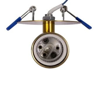 GLOBOSTAR® SARA 999-0061 Χωνευτό Φωτιστικό Οροφής με Ντουί 1 x E27 AC 220-240V IP20 - Χρυσό Βούρτσας - Μ8 x Π8 x Υ11cm / Q5.5cm GLOBOSTAR® SARA 999-0061 Χωνευτό Φωτιστικό Οροφής με Ντουί 1 x E27 AC 220-240V IP20 - Χρυσό Βούρτσας - Μ8 x Π8 x Υ11cm / Q5.5cm