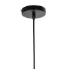 GLOBOSTAR® CASTOR 999-0228 Vintage Κρεμαστό Φωτιστικό Οροφής με Ντουί 1 x E27 AC 220-240V IP20 - Μαύρο - Μ30 x Π30 x Υ11cm