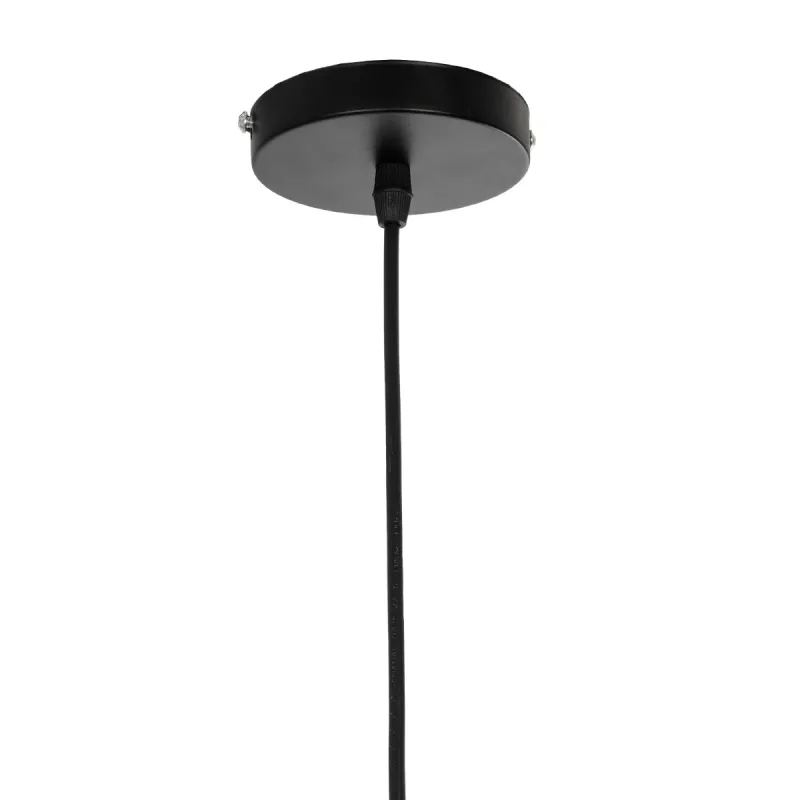 GLOBOSTAR® CASTOR 999-0228 Vintage Κρεμαστό Φωτιστικό Οροφής με Ντουί 1 x E27 AC 220-240V IP20 - Μαύρο - Μ30 x Π30 x Υ11cm