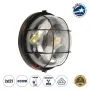 GLOBOSTAR® BOATLIGHT 61624 Vintage Φωτιστικό Καραβοχελώνα Τοίχου & Οροφής με Ντουί 2 x E27 AC 220-240V Αδιάβροχο IP65 - Χάλκινο Παλαιωμένο Εφέ Σκουριάς Ματ - Μ24 x Π24 x Υ11cm