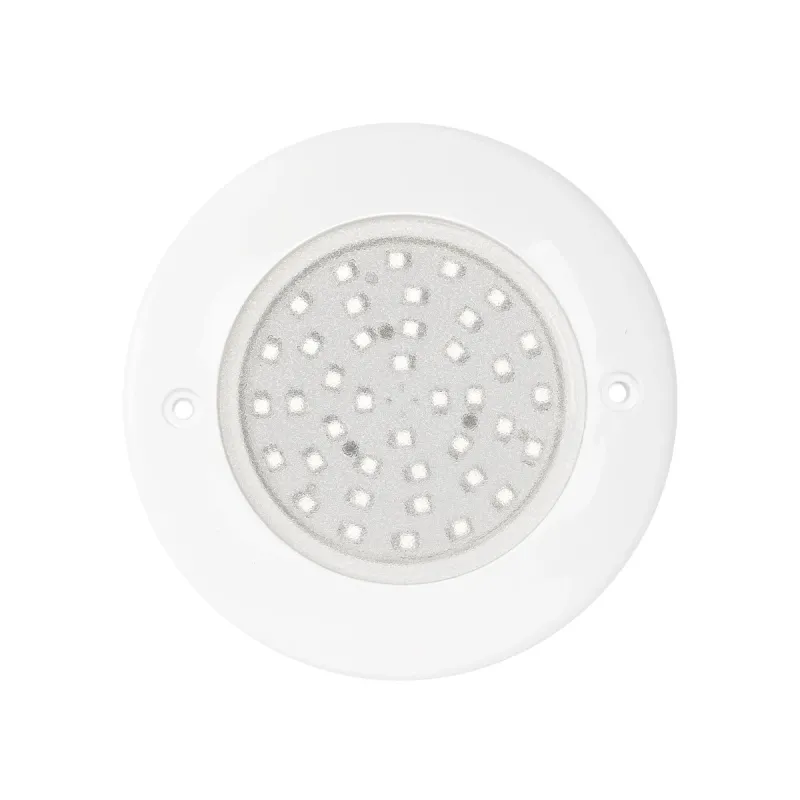 GLOBOSTAR® POOLARTY 61718 Υποβρύχιο Φωτιστικό για Σιντριβάνια/Πισίνες LED 8W 560lm 120° DC 12V Αδιάβροχο IP68 RGB Dimmable - Bridgelux SMD Chip - 1m VDE Rubber Καλώδιο - Μ13 x Π13 x Υ2cm - 3 Χρόνια Εγγύηση