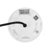 GLOBOSTAR® POOLARTY 61718 Υποβρύχιο Φωτιστικό για Σιντριβάνια/Πισίνες LED 8W 560lm 120° DC 12V Αδιάβροχο IP68 RGB Dimmable - Bridgelux SMD Chip - 1m VDE Rubber Καλώδιο - Μ13 x Π13 x Υ2cm - 3 Χρόνια Εγγύηση