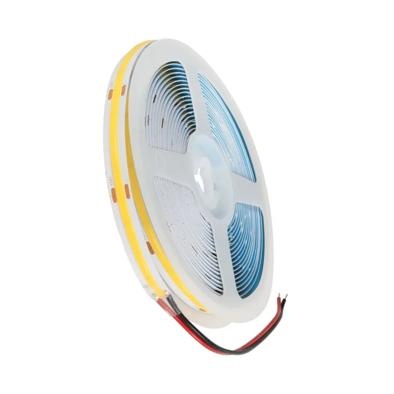GLOBOSTAR® BEE 70350 Ταινία LED 10W/m 1100lm/m 120° DC 24V IP20 528 x COB Chip/m Ψυχρό Λευκό 6000K Dimmable - Sanan COB Chip - Μ500 x Π1 x Υ0.2cm - Ρολό 5 Μέτρων - 5 Χρόνια Εγγύηση