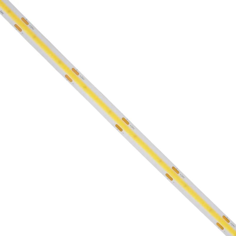 GLOBOSTAR® BEE 70350 Ταινία LED 10W/m 1100lm/m 120° DC 24V IP20 528 x COB Chip/m Ψυχρό Λευκό 6000K Dimmable - Sanan COB Chip - Μ500 x Π1 x Υ0.2cm - Ρολό 5 Μέτρων - 5 Χρόνια Εγγύηση