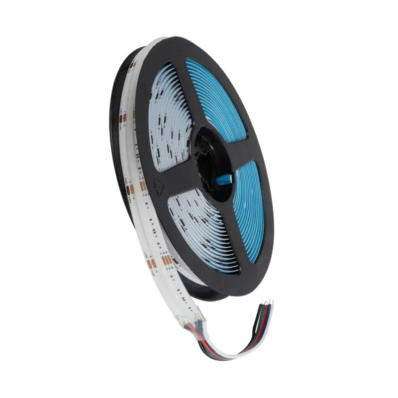 GLOBOSTAR® BEE 70354 Ταινία LED 19.2W/m 1728lm/m 120° DC 24V IP20 784 x COB Chip/m Πολύχρωμο RGB+WW Dimmable - Sanan COB Chip - Μ500 x Π1.2 x Υ0.2cm - Ρολό 5 Μέτρων - 5 Χρόνια Εγγύηση